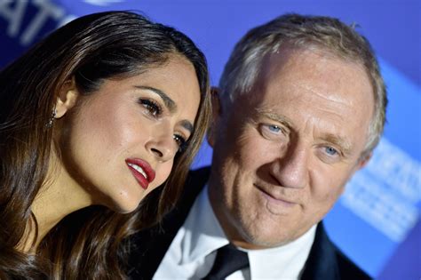 salma hayek husband height